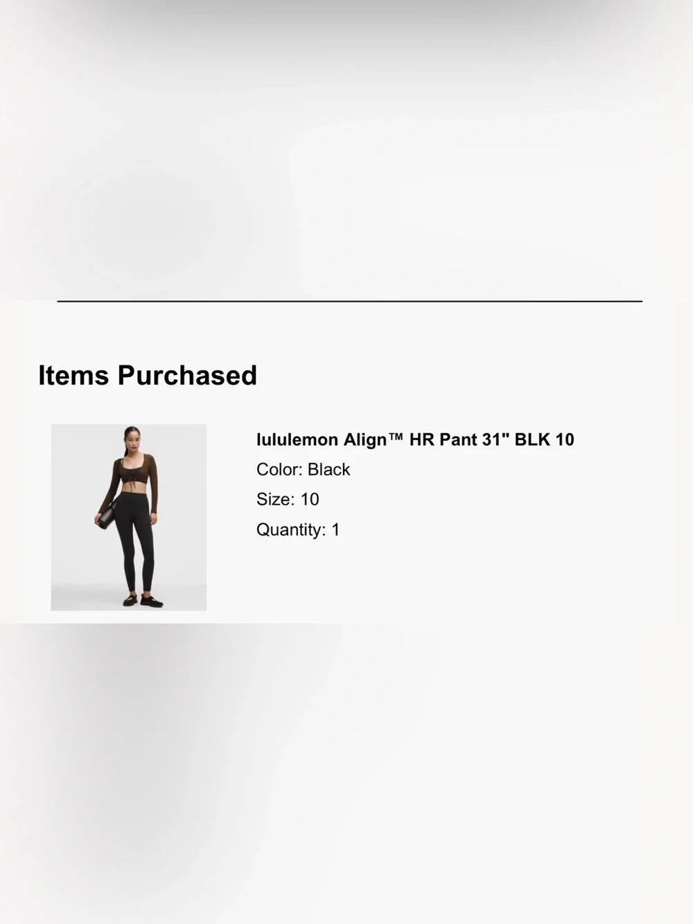 Brand New Lululemon Align Black Performance Leggings